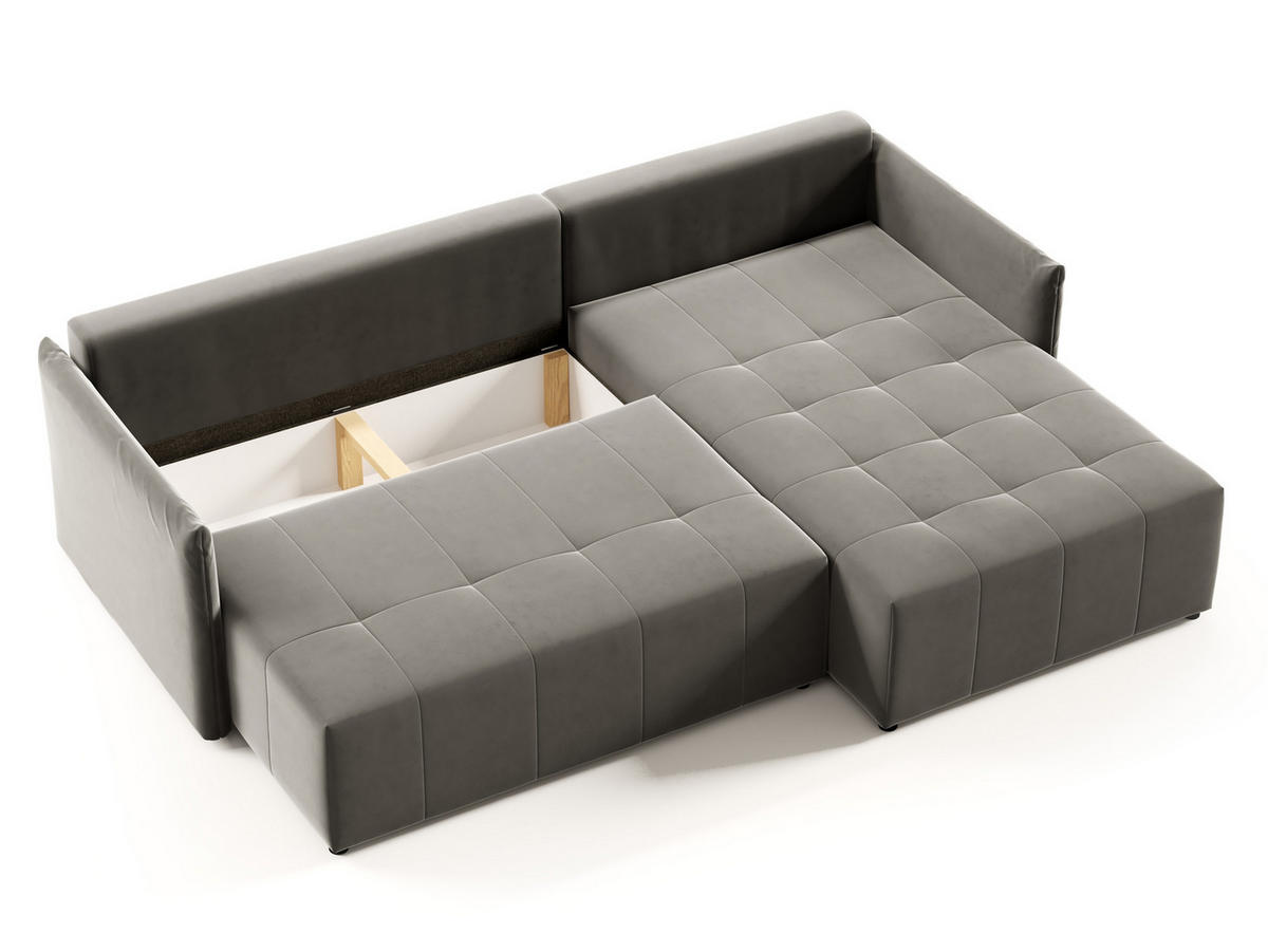 ECKSOFA Leno L - Rosa, Holz/Textil (260/180cm) - Sofnet