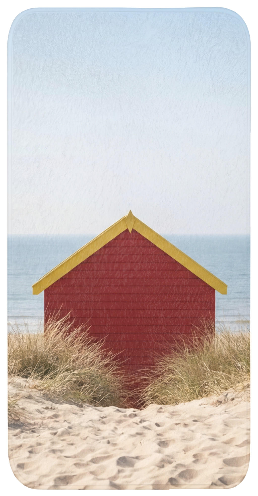 KOUPELNOVÁ PŘEDLOŽKA Pláž - Chaty - Barevné - Duny 60x120 cm - různobarevná, textil/plast (60/120cm) - OnlyWow