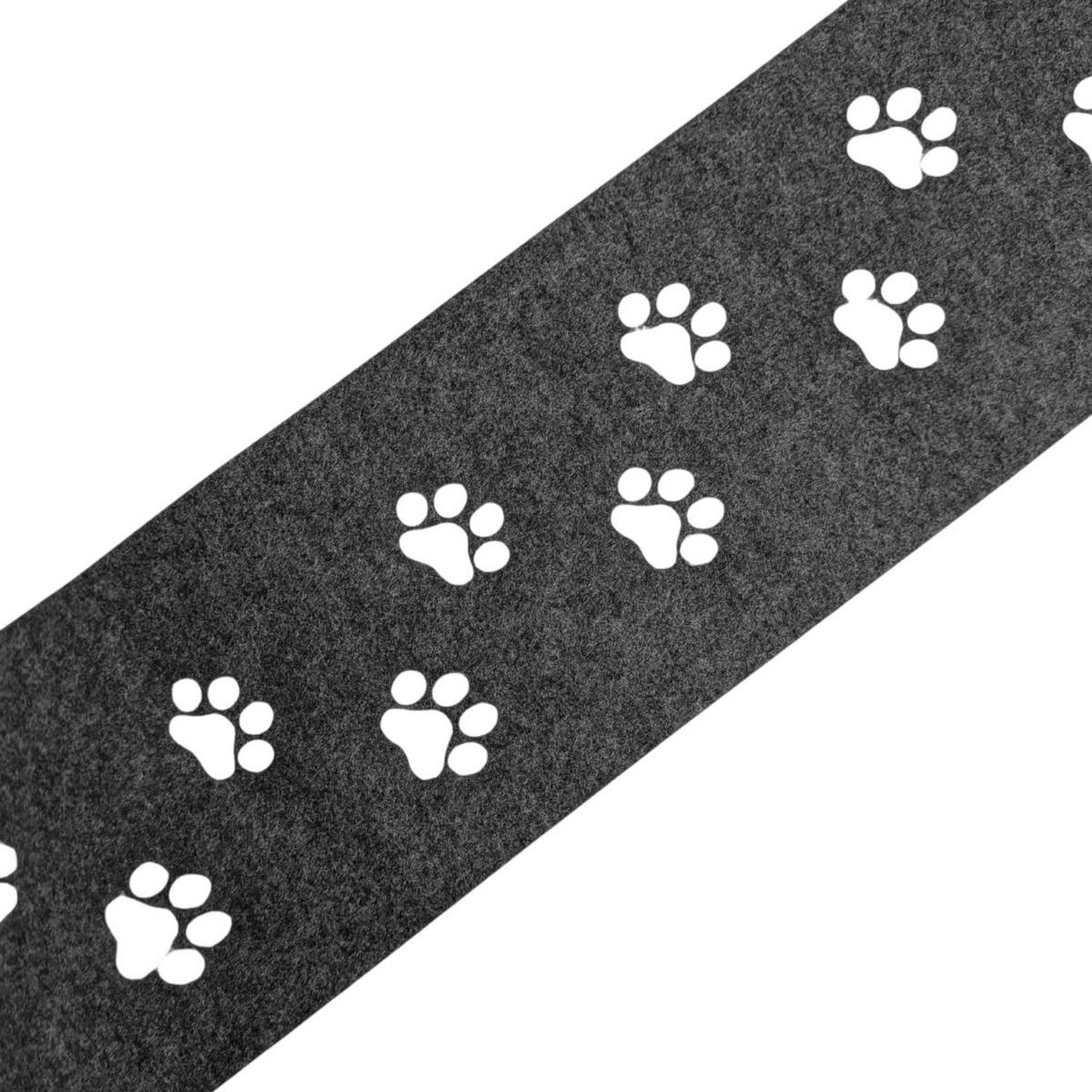 SICHTSCHUTZSTREIFEN Design Vlies Dekor Tapsi Einzelstreifen Anthrazitgrau 2,55m - Anthrazit, Kunststoff (260/19cm) - ZAUN|ZU