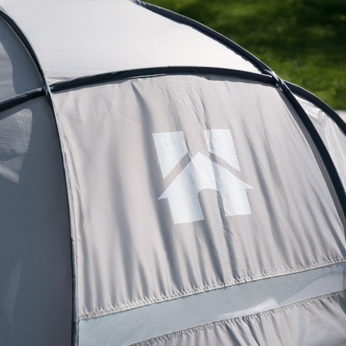 SONNENDACH AQUASUN - Grau, Kunststoff (125/140/185cm) - Home Deluxe