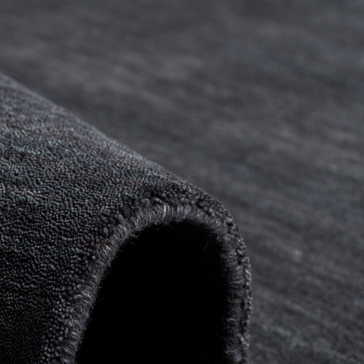 NATUR TEPPICH INDO NEPAL GABBEH SHIVA - Anthrazit, Textil (140/200cm) - Pergamon