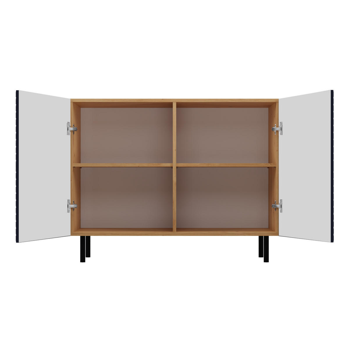 KOMMODE Carmen - Blau, Holzwerkstoff (100/78/40cm) - kommodly