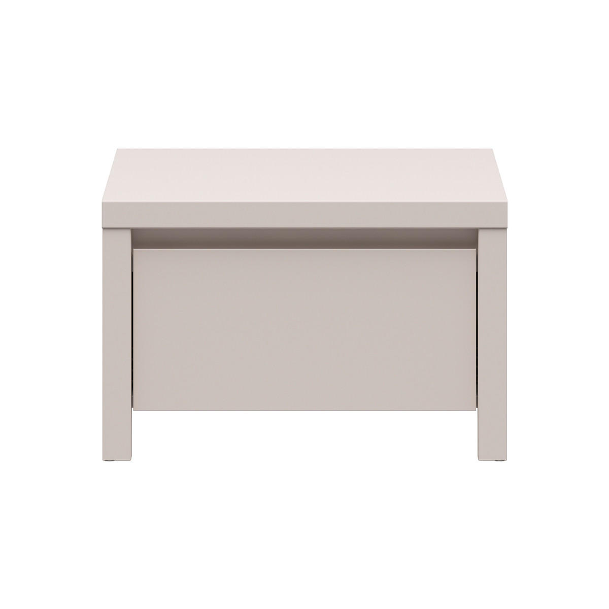 NOČNÍ STOLEK Soren Kašmír - béžová, kompozitní dřevo (51/33.5/40.5cm) - Petits-meubles