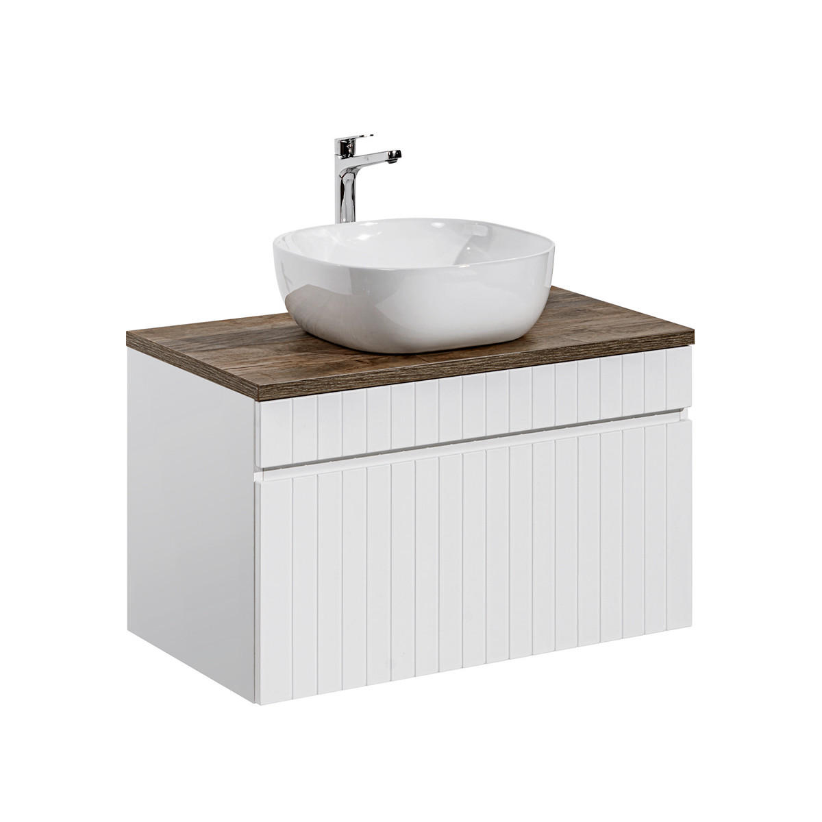 UMIVALNIK 80cm Zelie Bela - bela, leseni material (80/48/46cm) - Petits-meubles