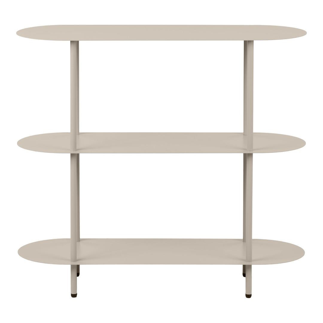REGAL, Yrsa, Sandfarben, Metall, 90 x 31 x 81 cm - Sandfarben, Metall (90/81/31cm) - ebuy24