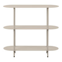 REGAL, Yrsa, Sandfarben, Metall, 90 x 31 x 81 cm - Sandfarben, Metall (90/81/31cm) - ebuy24