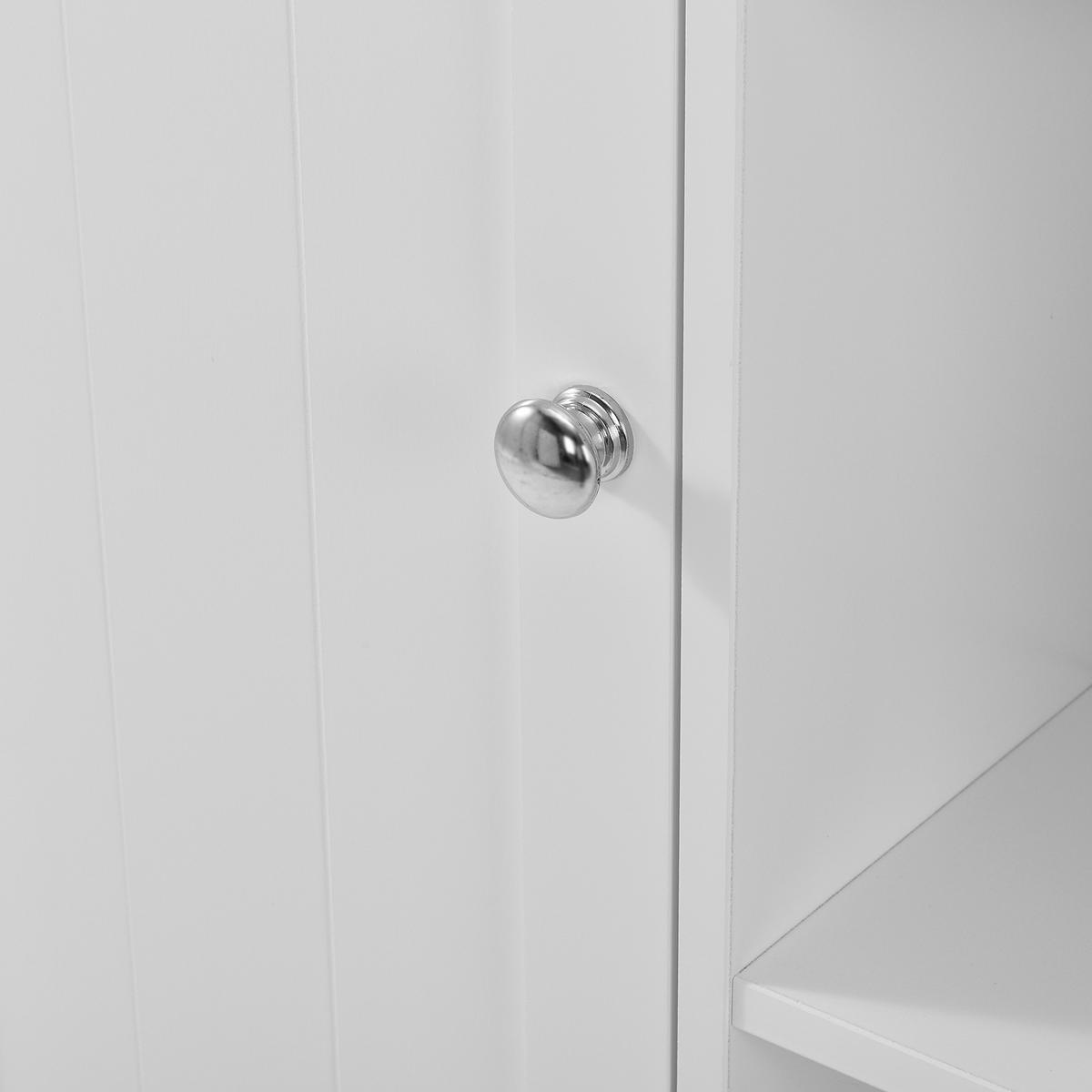 HÄNGESCHRANK Anderlecht - Weiß, Holzwerkstoff (60/71/18cm) - [en.casa]