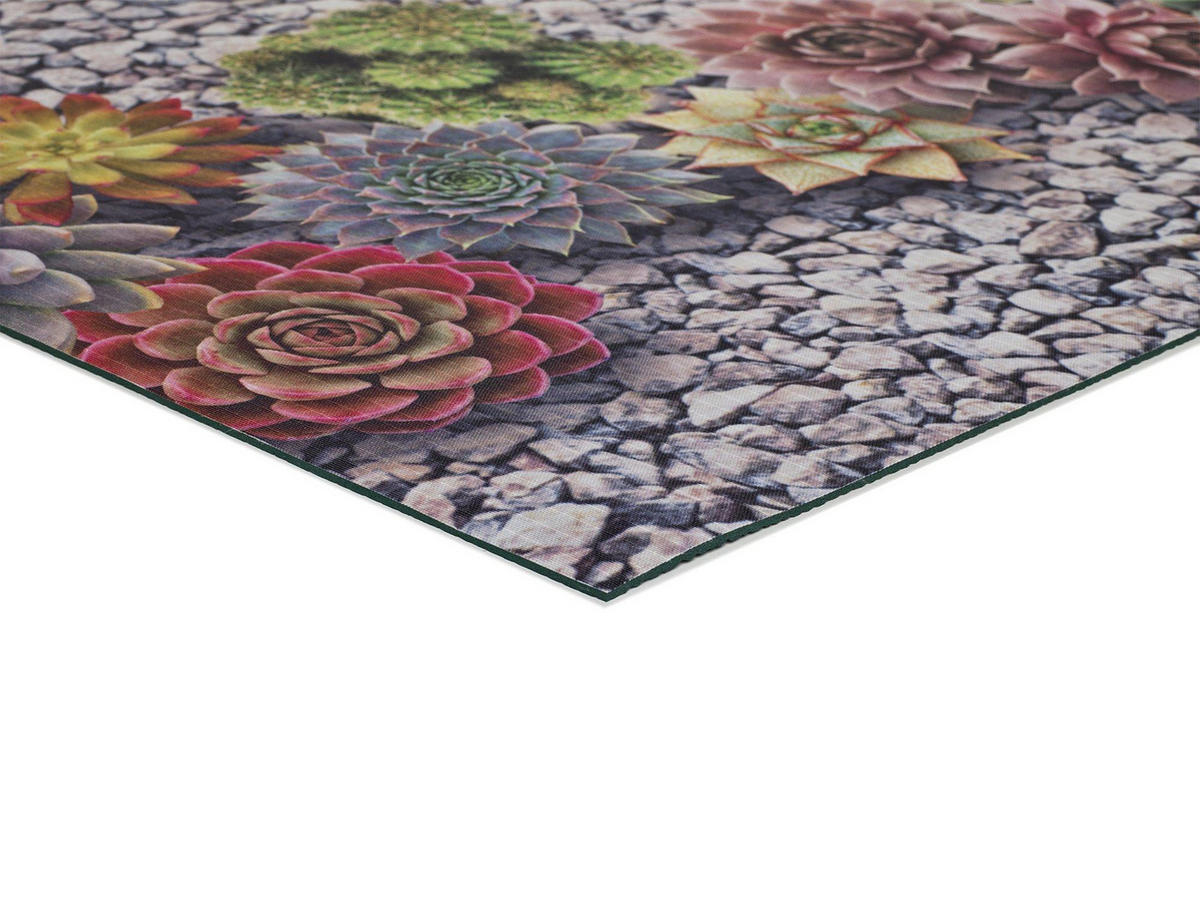 VINYL-KÜCHENTEPPICH Grau Sprinty 52/100 cm - Multicolor, Kunststoff/Textil (52/100cm) - Atticgo