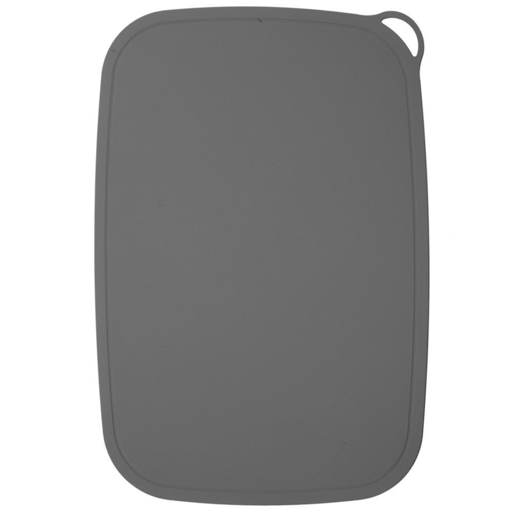 SCHNEIDEBRETT-MATTE Ela flexibel grau - Grau, Kunststoff (23/33.5cm) - Orion 