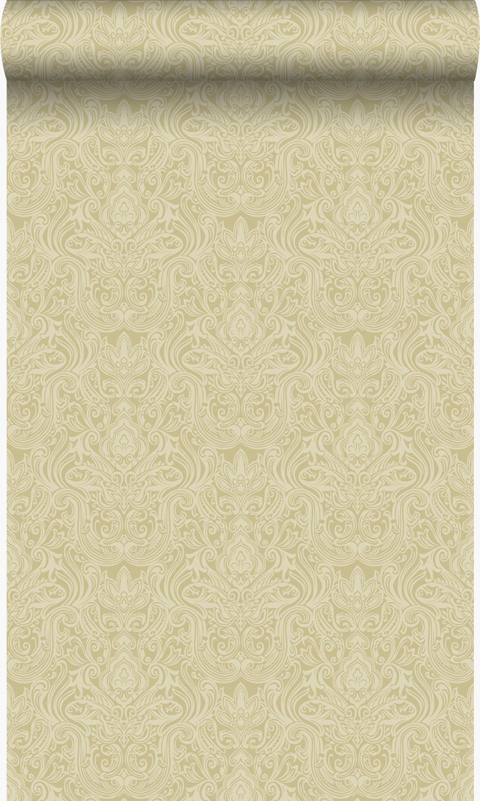 TAPETE Ornamente 53 cm x 10.05 m - Goldfarben, Papier (53/1000cm) - Origin Wallcoverings