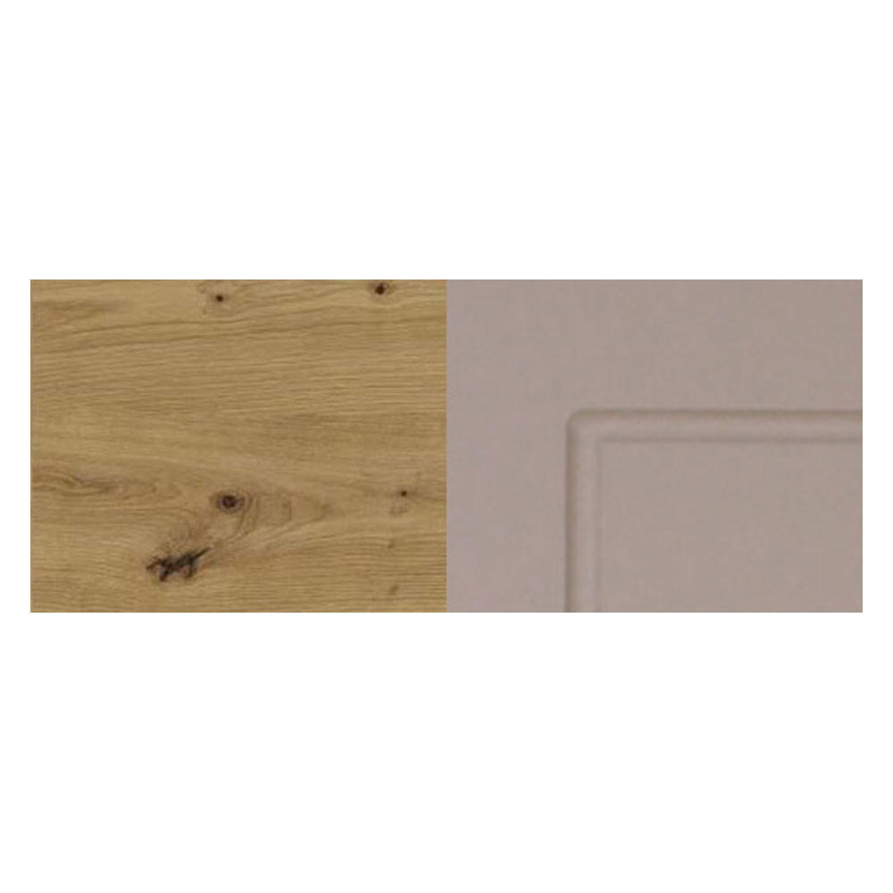 KÜCHENHÄNGESCHRANK Kvantum W3/90 Beige Matt / Eiche Artisan Matt 90 / 32,5 / 72cm - Beige/Eiche Artisan, Holz/Holzwerkstoff (90/72/32.5cm) - Feldmann-Wohnen