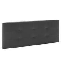 KOPFTEIL 140x60 cm Carla Schwarz - Schwarz, Fell (8/60/140cm) - VS Venta-stock