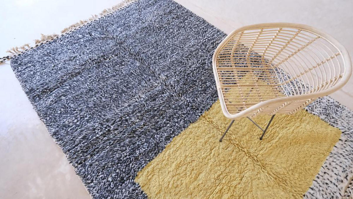 BERBERTEPPICH aus reiner Wolle 209x 300 cm - Grau, Naturmaterialien (209/300cm) - AFK Living