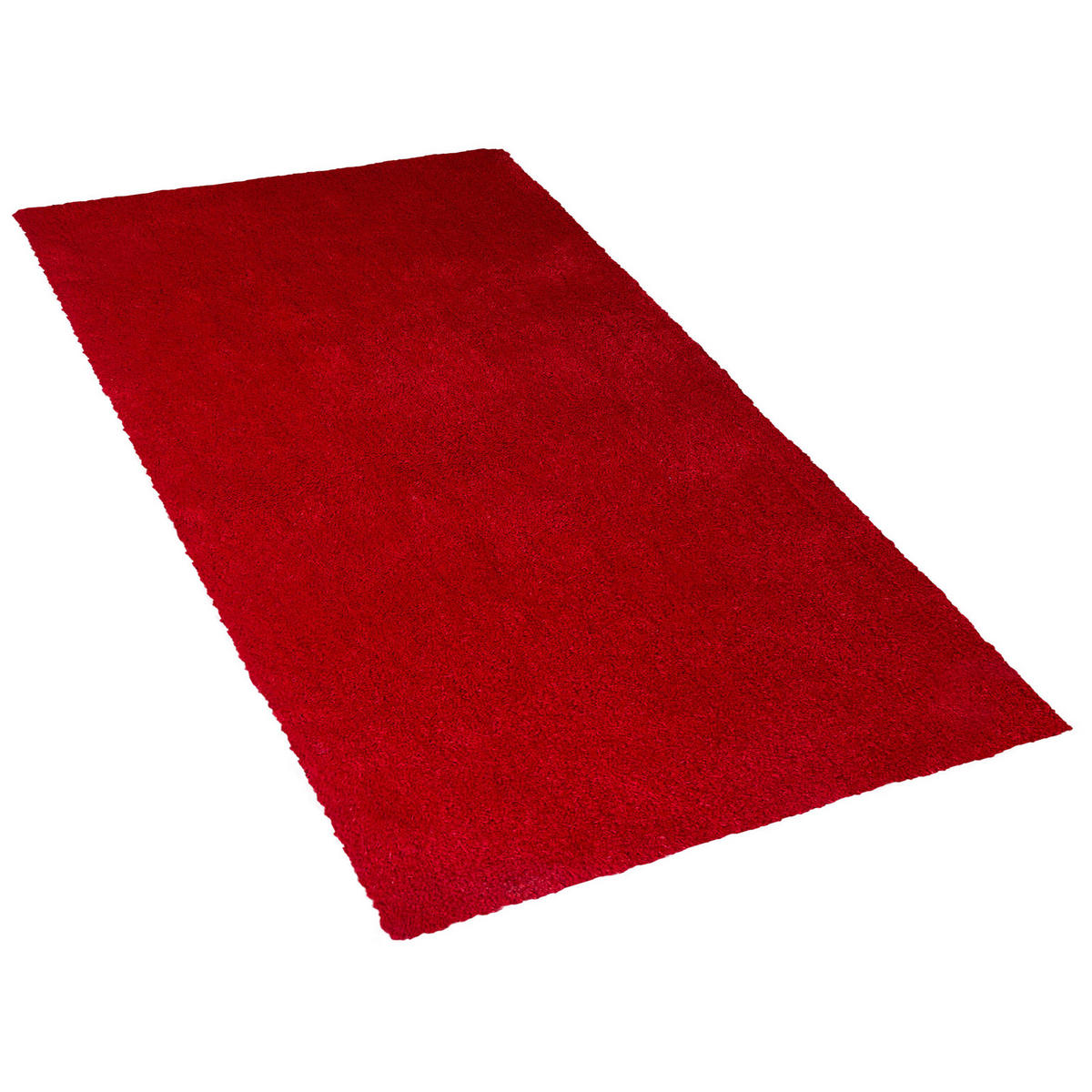 SHAGGY-TEPPICH Demre 150/80 cm - Rot, Kunststoff (80/150cm) - Beliani