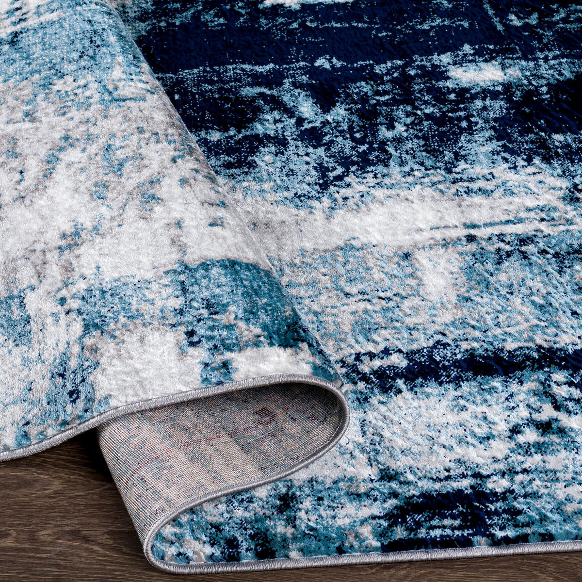 KURZFLORTEPPICH 200/275 cm Blau - Blau/Grau, Naturmaterialien/Textil (200/275cm) - LIVABLISS