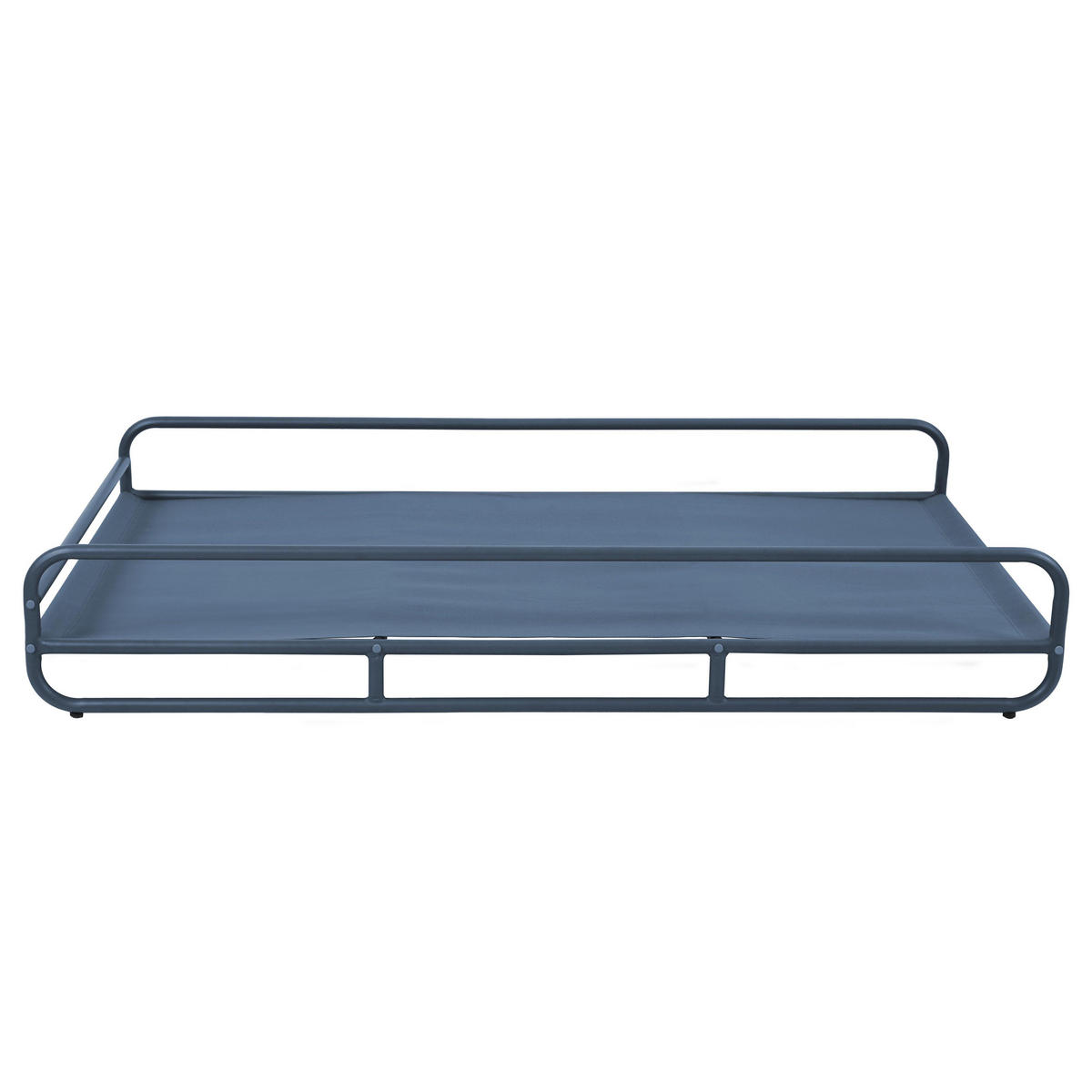 GESTELL für Chaiselongue, pazifizblau - Blau, Metall (94/30/171cm) - Oviala