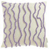 ZIERKISSENHÜLLE WAVY - Lila, Textil (45/45cm) - Tom Tailor