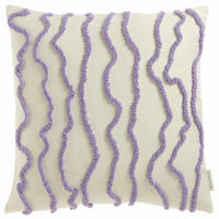 ZIERKISSENHÜLLE WAVY - Lila, Textil (45/45cm) - Tom Tailor