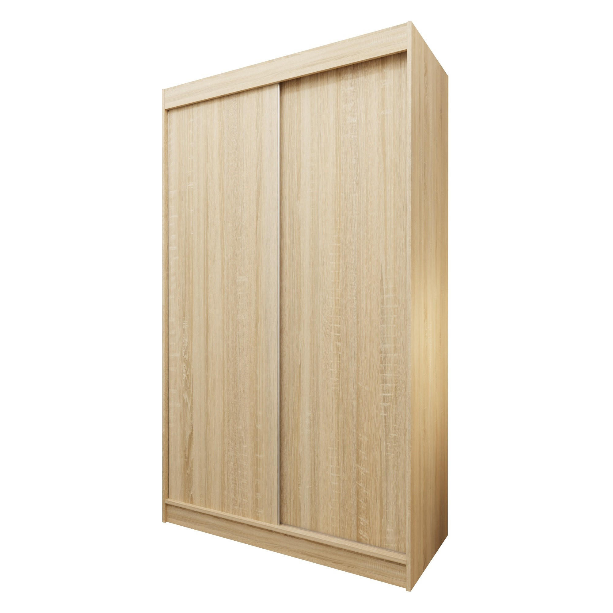 SCHWEBETÜRENSCHRANK SOFIA 120/216/61 cm 2-türig Sonoma Eiche - Sonoma Eiche, Holzwerkstoff (120/216/61cm) - MASSENO