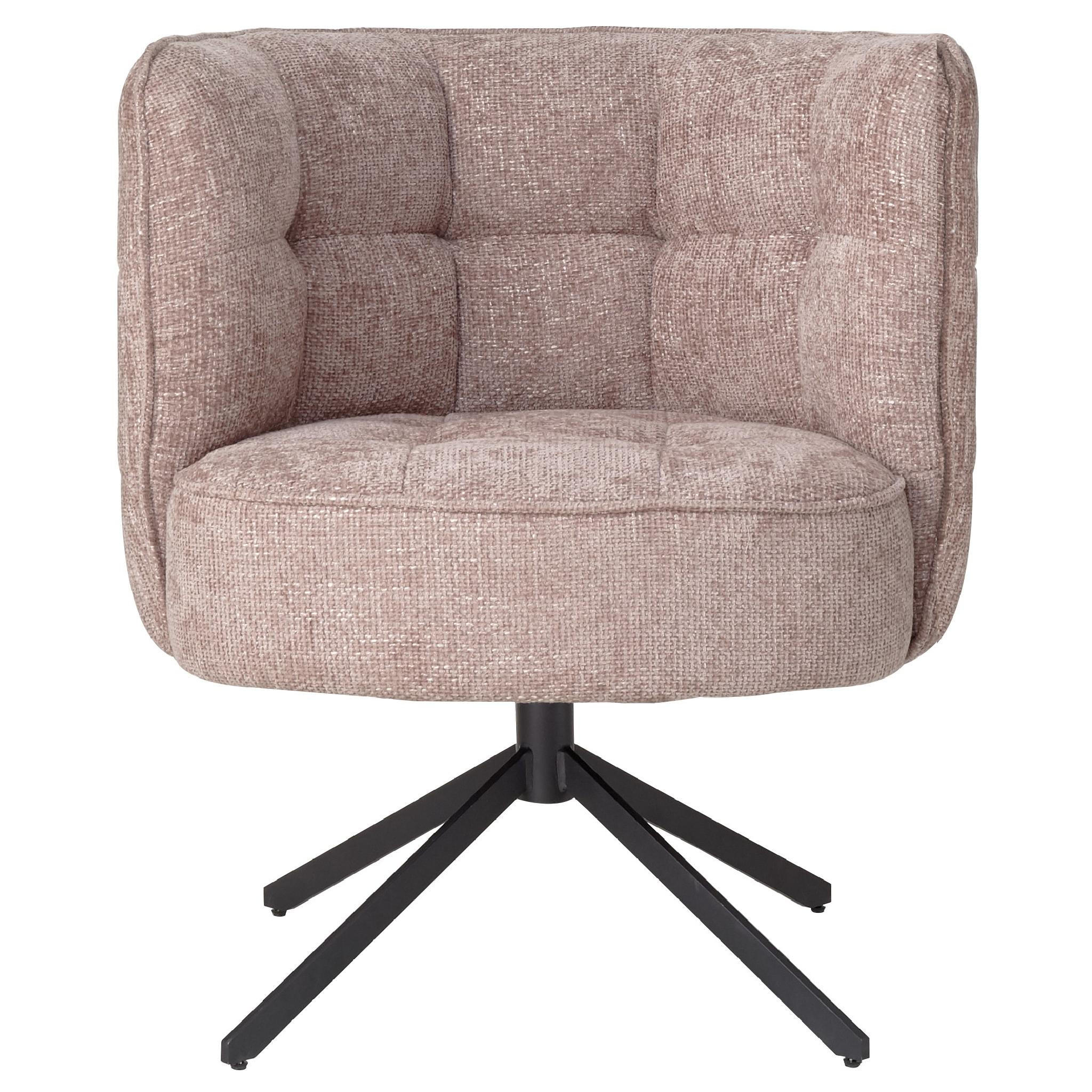 ESSZIMMERSTUHL Odin Rosa 67/73/80cm - Pink, Textil (73/80/67cm) - PTMD Collection