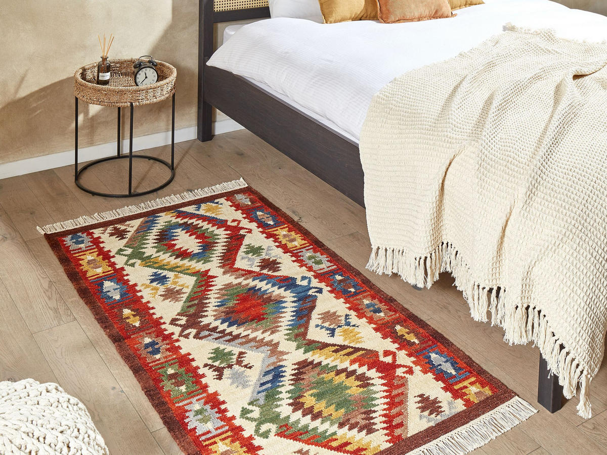 KELIM-TEPPICH Arevik 150/80 cm - Multicolor, Textil (80/150cm) - Beliani