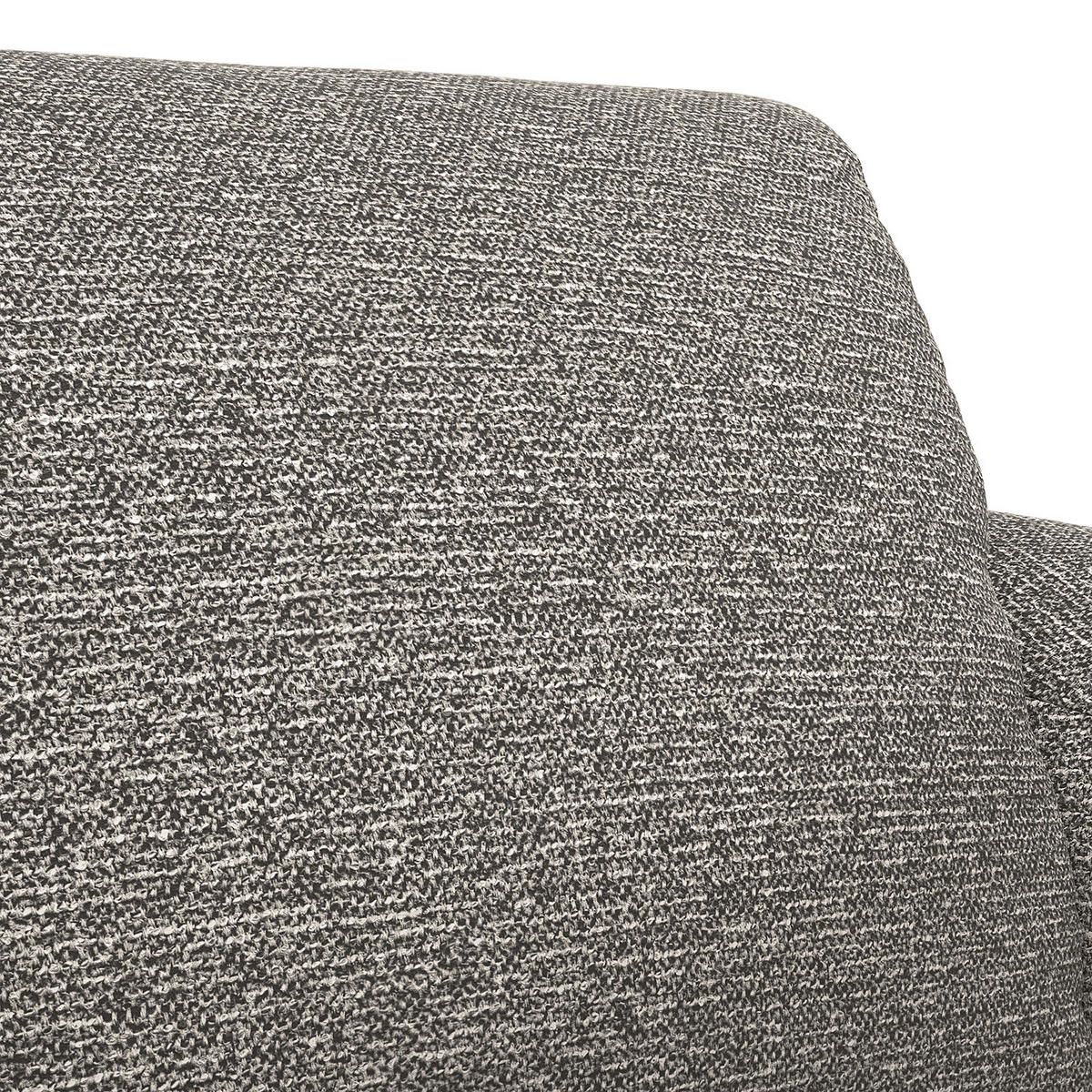 SESSEL - Schwarz/Grau, Kunststoff/Textil (92/74/90cm) - home24