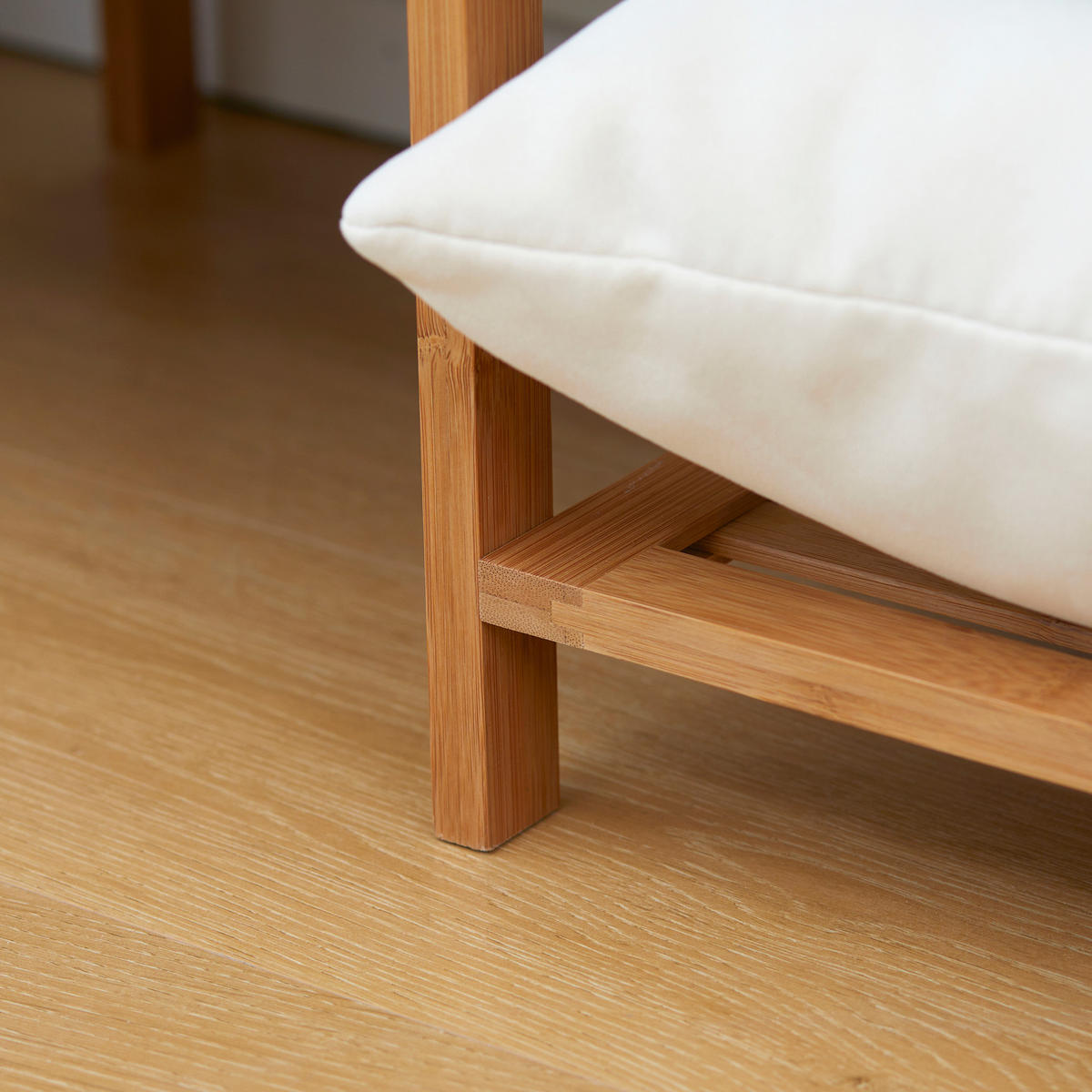KLEIDERSTÄNDER DE-17880 6 Ablagen & Kleiderstange aus Bambus Natur - Naturfarben, Naturmaterialien (90/145/30cm) - ComfortXL