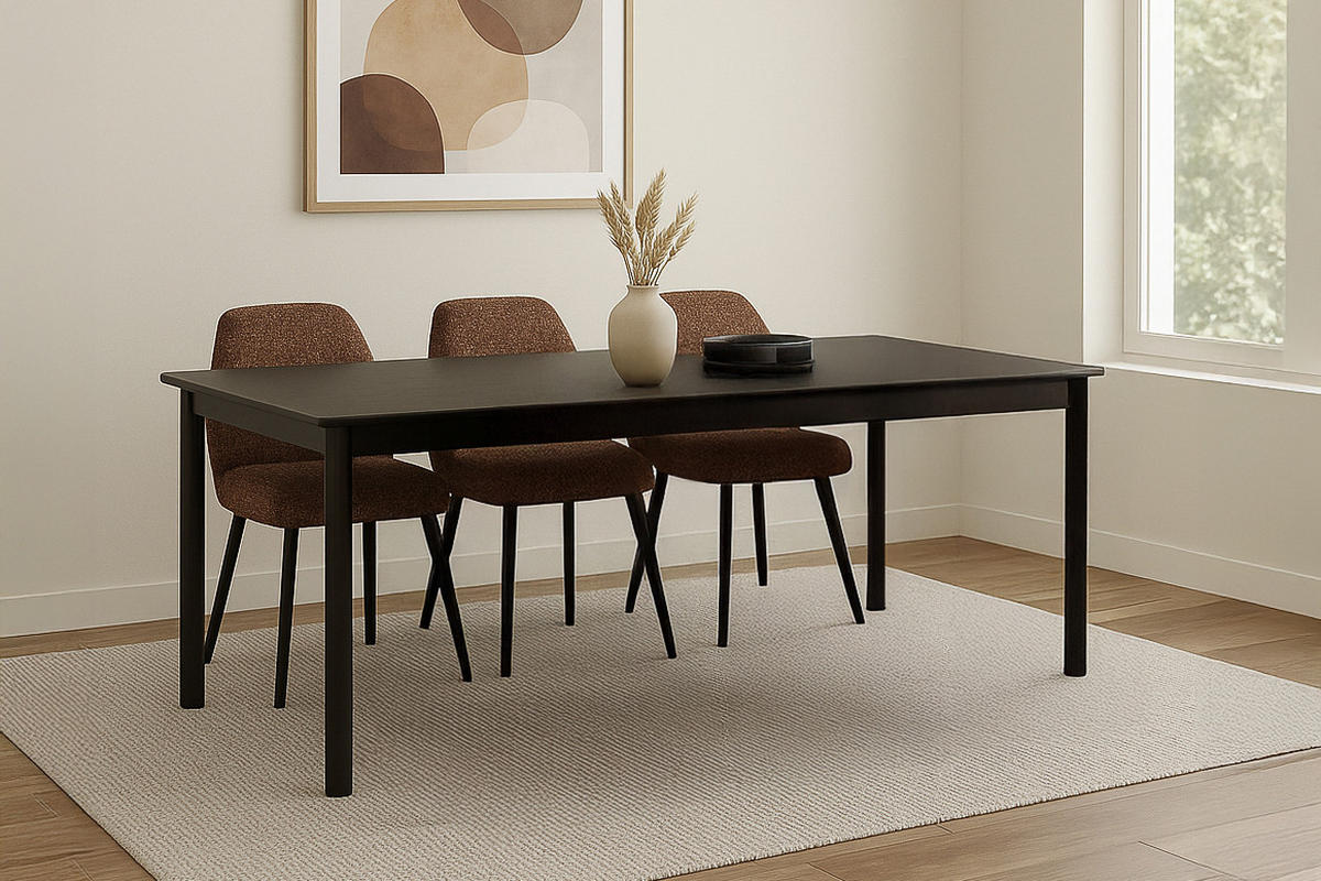 ESSZIMMERTISCH Tobago Braun 90/220/76 cm - Dunkelbraun, Holz (90/220/76cm) - Livingfurn