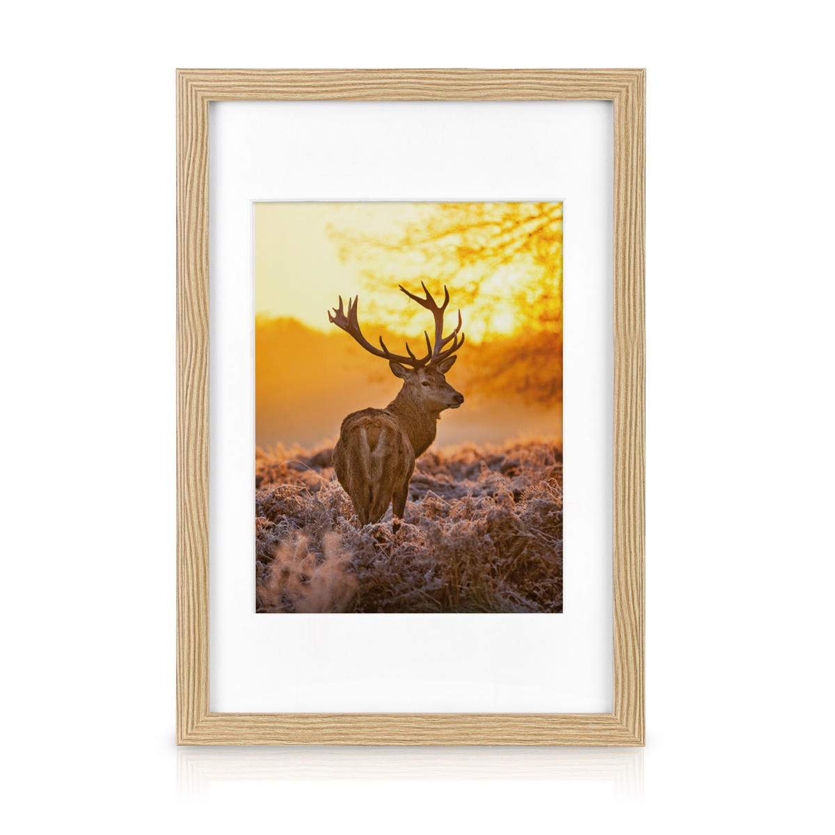 BILDERRAHMEN Passion MDF Eiche (18tlg) - Eichefarben, Holzwerkstoff (24/27/36cm) - BoMoe