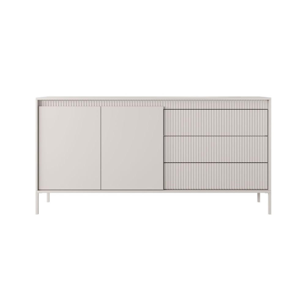 SIDEBOARD Falsetto Beige 153 cm - Beige, Holzwerkstoff/Metall (153/81.5/39.5cm) - Selsey