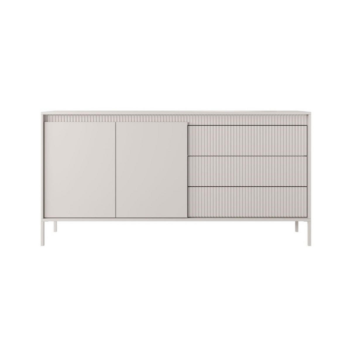 SIDEBOARD Falsetto Beige 153 cm - Beige, Holzwerkstoff/Metall (153/81.5/39.5cm) - Selsey