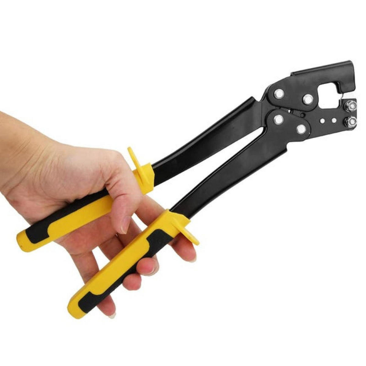 ZANGE – Gelb und schwarz – Zur Fixierung der Backen - Gelb, Metall (30/58/1cm) - DCA