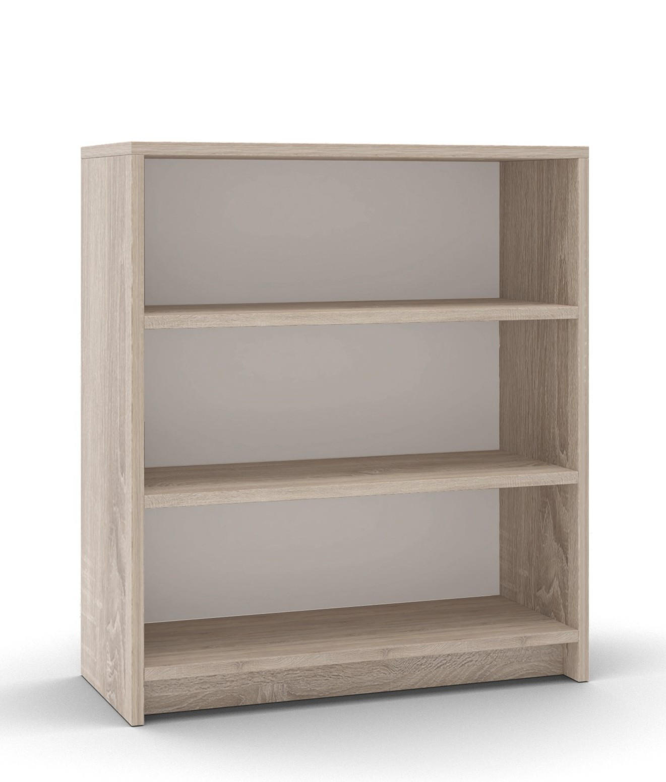 REGAL Sonoma Eiche Mit Geräumigen Regalböden - Braun, Holzwerkstoff (80/90/35cm) - Sepro Meble