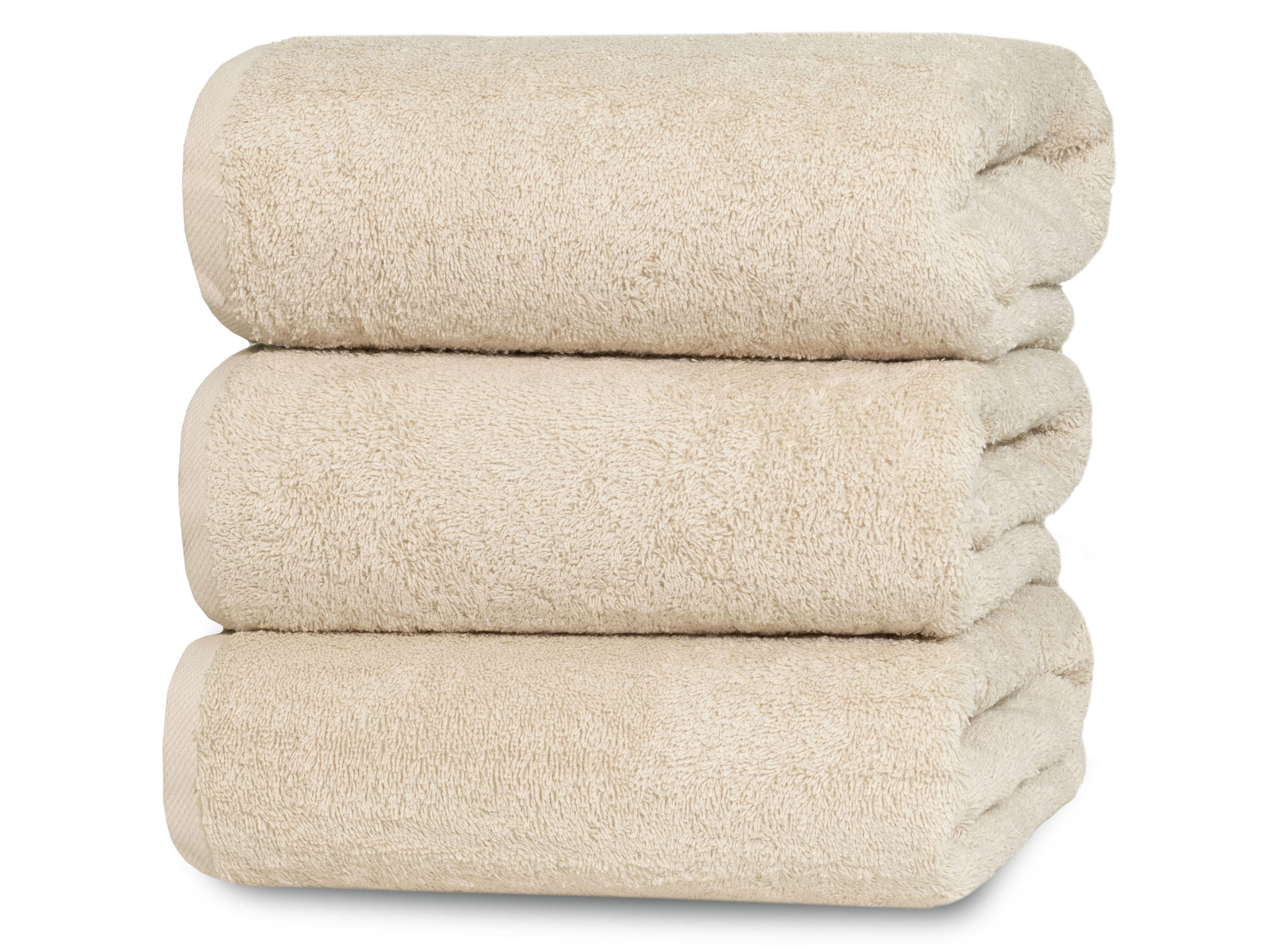 DUSCHTÜCHER, 3er-Set, 70x140 cm, 100% Baumwolle, Braun - Hellbraun, Textil (70/140cm) - Zollner