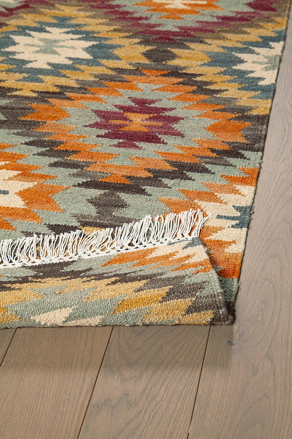 TEPPICH handgewebt Kelim Orient Wolle SOLAS Mehrfarbig 100 x 160 cm - Multicolor, Naturmaterialien (100/160cm) - Novatrend