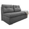 SCHLAFSOFA mit Bettkasten B136/T85/H86 cm, Liegefläche 130x193 cm, Mikrofaser Grau / 15119 - Dunkelgrau/Schwarz, Textil (136/86/85cm) - luma-home