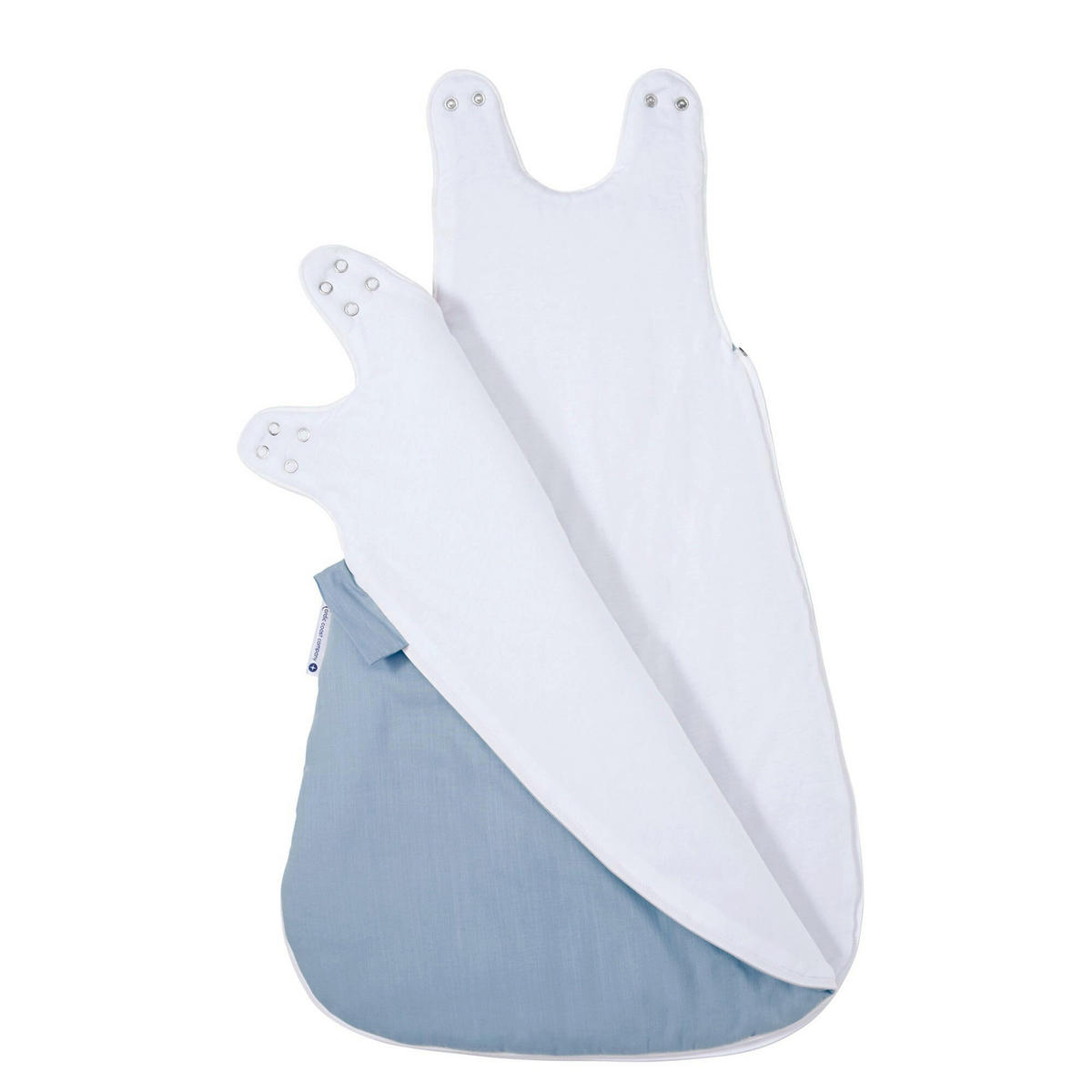 BABYSCHLAFSACK Blau Grau 70 cm - Grau, Textil (42/70cm) - nordic coast company
