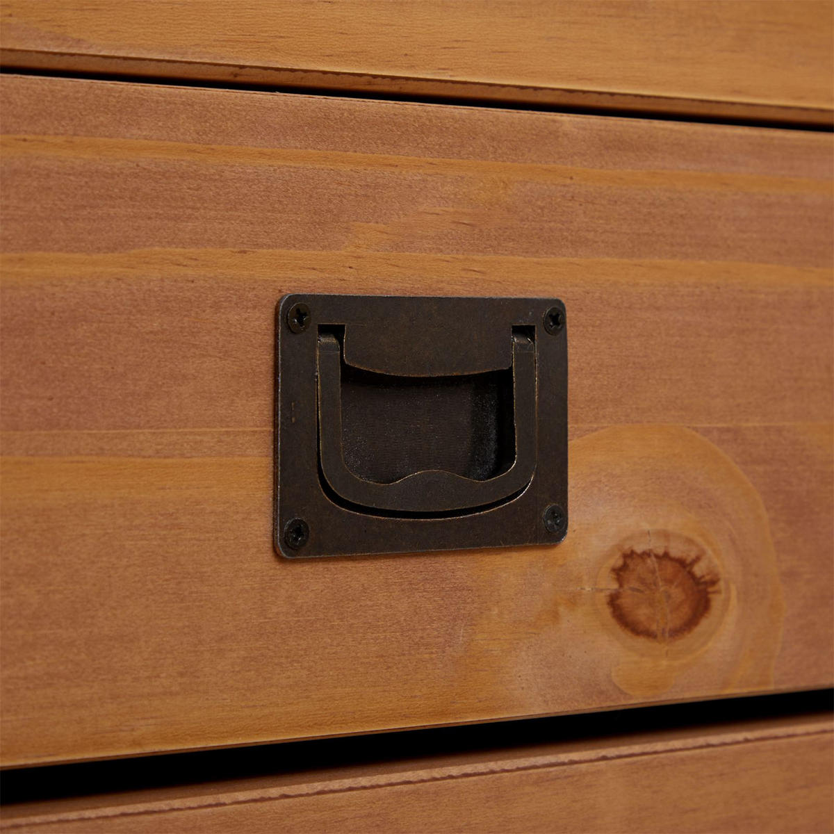 KOMMODE SAVONA - Braun, Holz (110/84/46cm) - IDIMEX