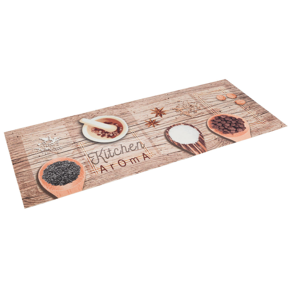 KÜCHENLÄUFER TEPPICH TRENDY KITCHEN AROMA - Beige, Textil (60/150cm) - Pergamon
