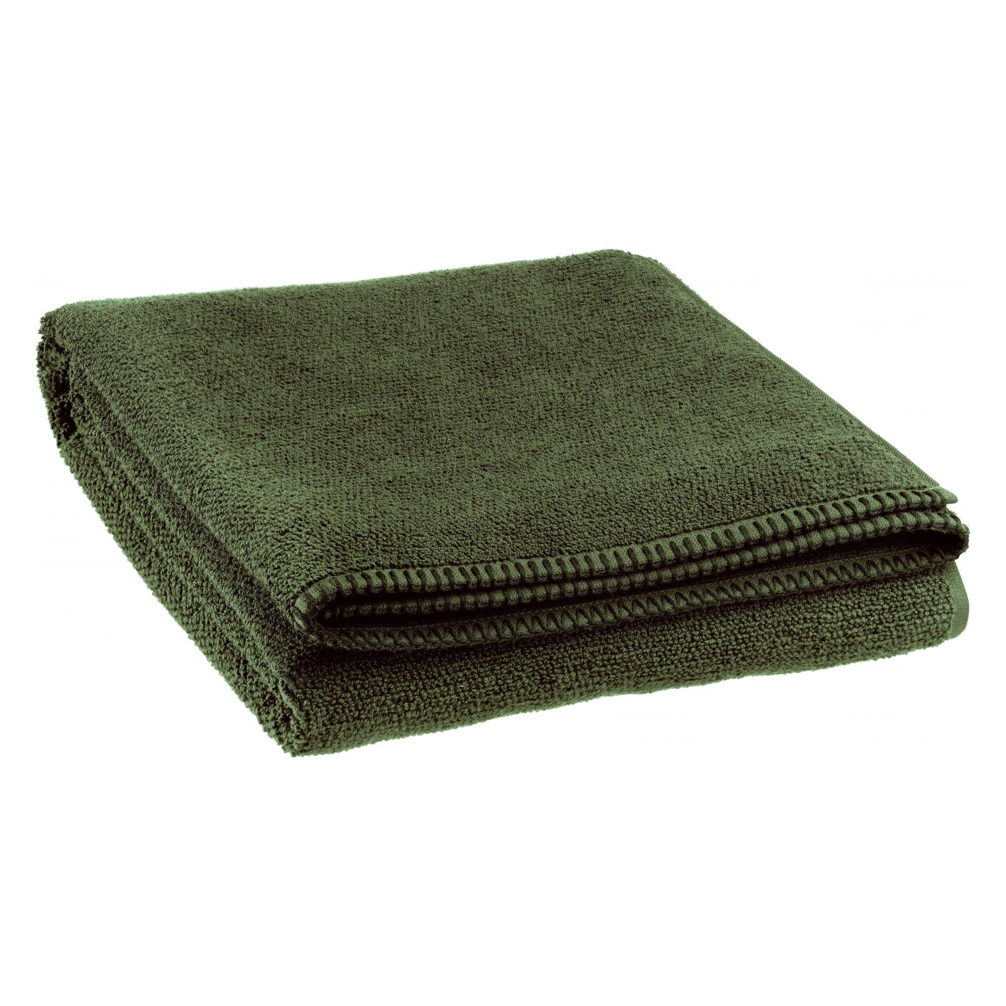 BADETUCH Bora rosmarin 90 x 150 cm - Olivgrün, Textil (90/150cm) - Vivaraise