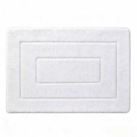 BADEMATTE - 40*60cm - Weiß - Weiß, Textil (40/60cm)
