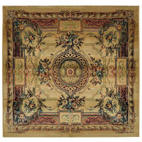 WEBTEPPICH Gabiro 856 160x160 cm - Beige, Textil (160/160cm) - THEKO