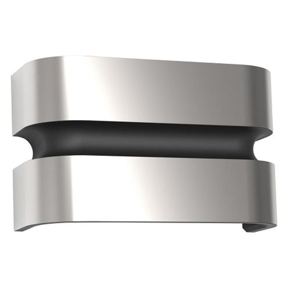 XXXLutz Led-Aussenwandleuchte Silber 10.8x6.5x18 cm
