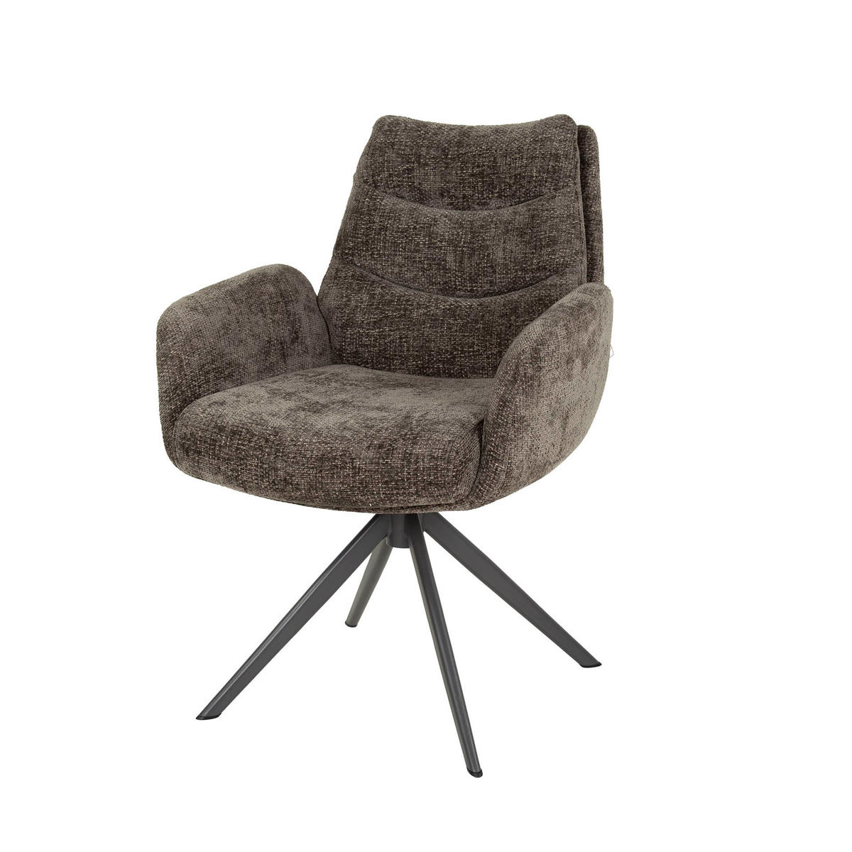ESSZIMMERSTUHL Lounge Taupe 67/66/ 90 cm 2er-Set - Taupe, Textil (66/90/67cm) - Hoyz Collection