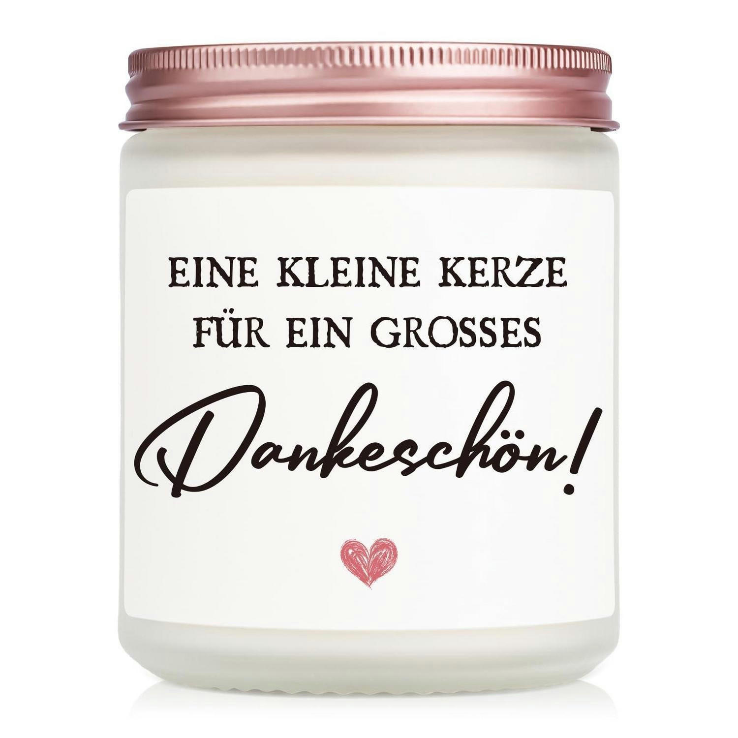 DUFTKERZE im Glas Lavendel & Eukalyptus 50h Brennzeit - Weiß, Paraffin (9cm)