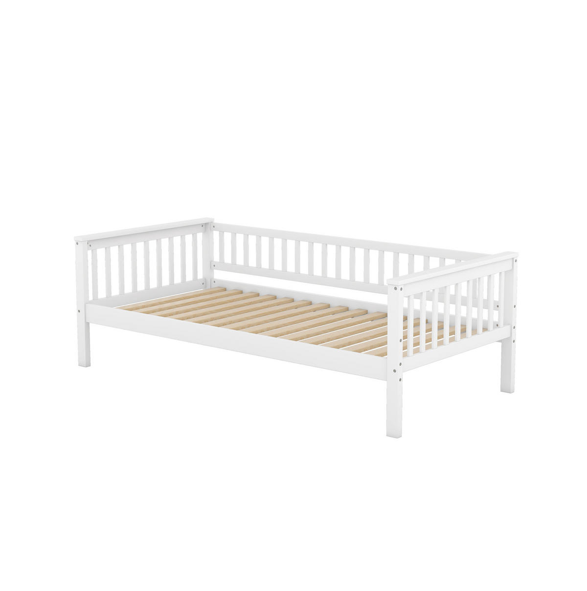 ETAGENBETT 90/200 cm aus Kiefer mit 2 Schubladen und Umbaufunktion Weiß - Weiß, Holz (140/200cm) - Modenvie