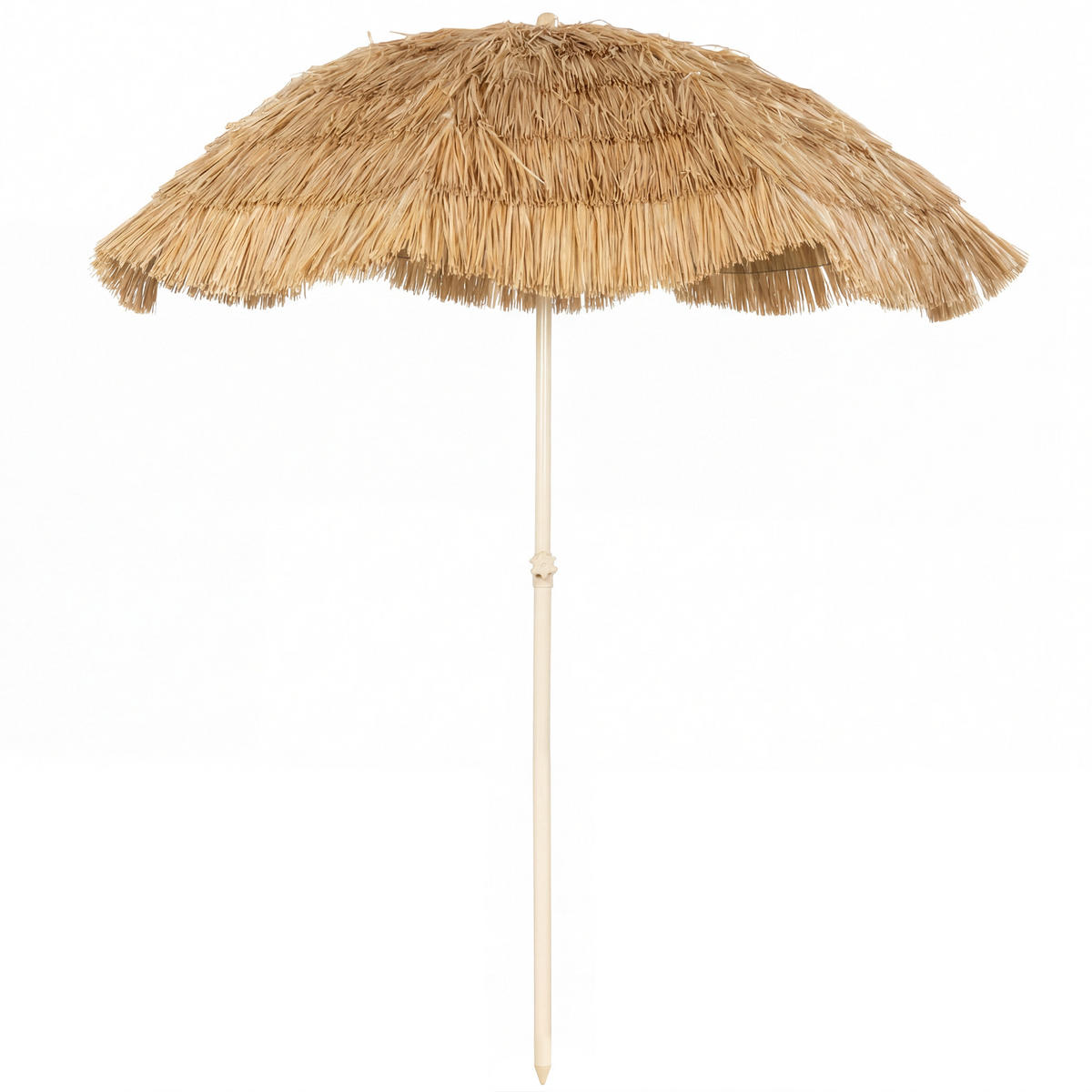 STRANDSCHIRM Kaki Ø 185 cm - Taupe, Metall (185/185cm) - PANGIVO
