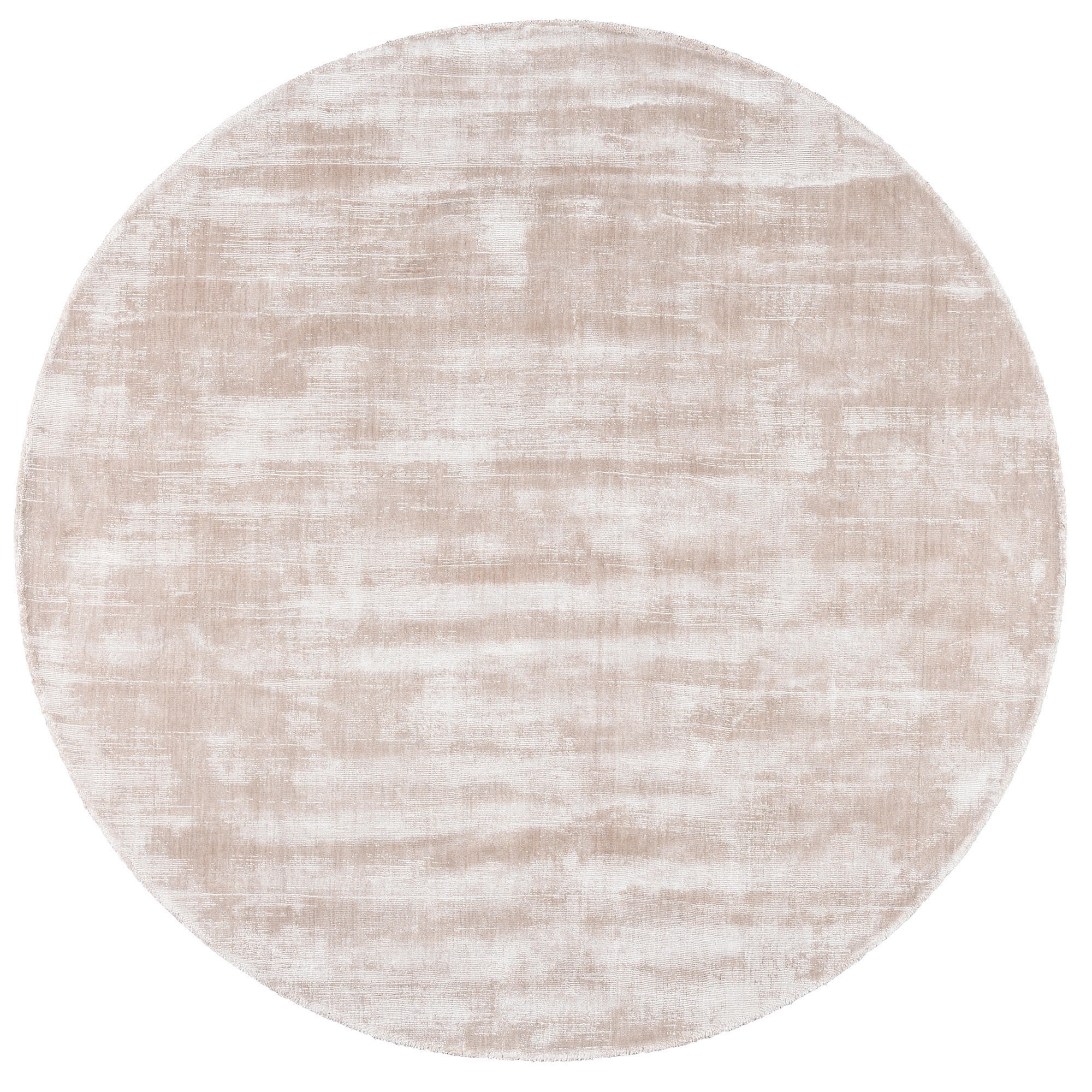 LUXUS DESIGNER TEPPICH ROMA RUND - Beige, Textil (120/120cm) - Pergamon