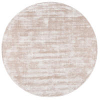 LUXUS DESIGNER TEPPICH ROMA RUND - Beige, Textil (120/120cm) - Pergamon