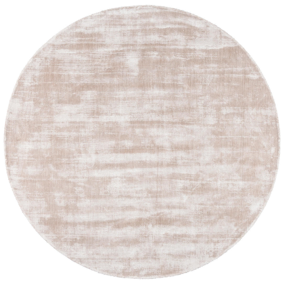 LUXUS DESIGNER TEPPICH ROMA RUND - Beige, Textil (120/120cm) - Pergamon